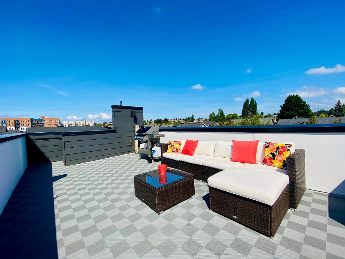 Modern Ballard Townhouse - 92 Walkscore & Rooftop! Seattle Buitenkant foto